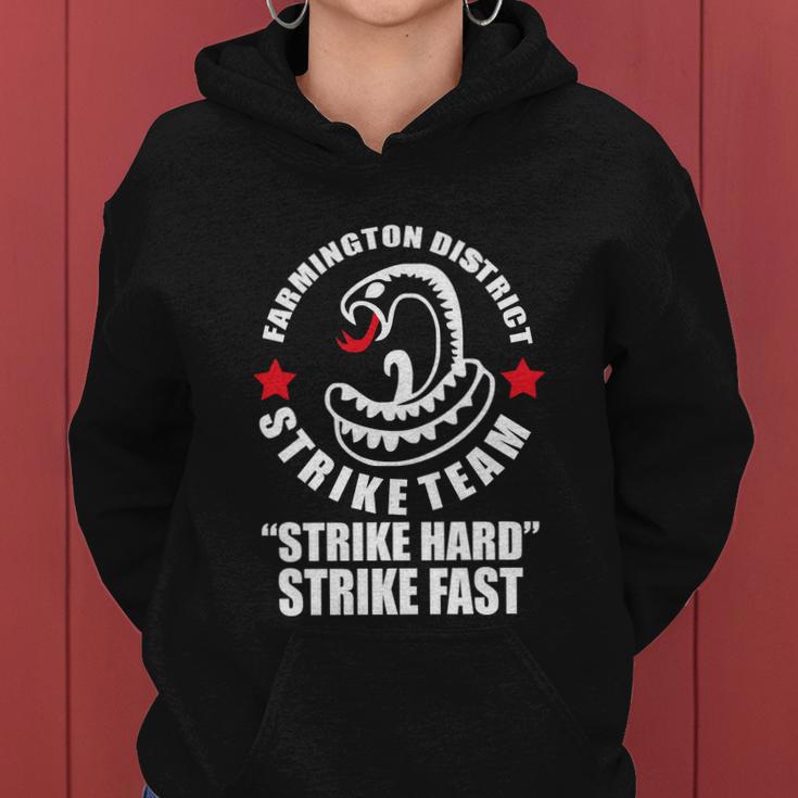 The Shield Inspired Farmington District Women Hoodie