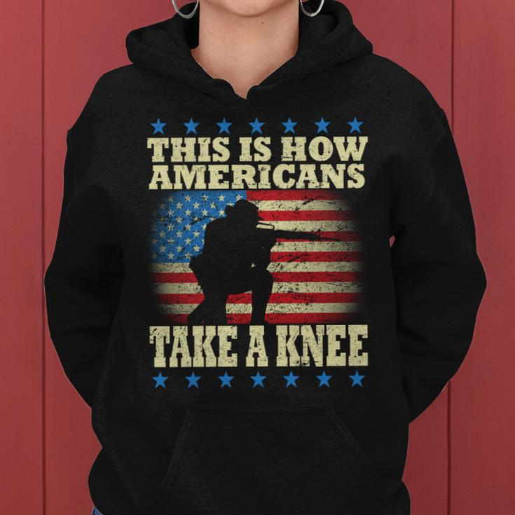 This Is How Americans Take A Knee Women Hoodie