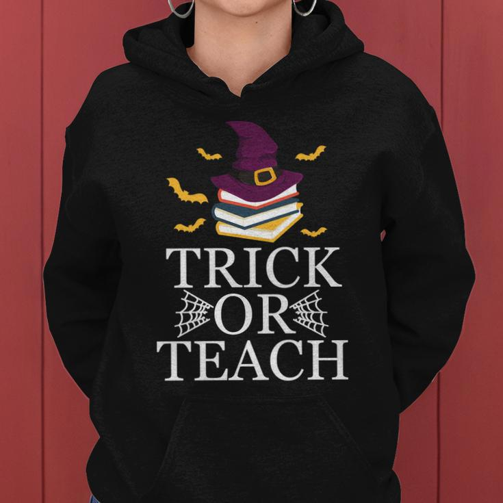 Trick Or Teach Halloween Women Hoodie