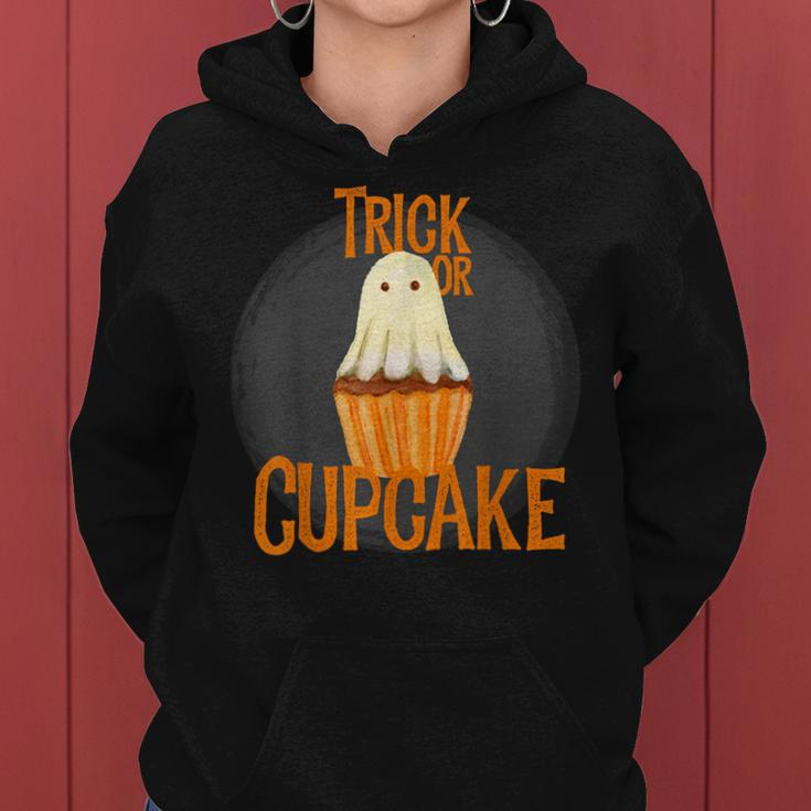 Trick Or Treat Cupcake Halloween Costume Candy Gift Women Hoodie