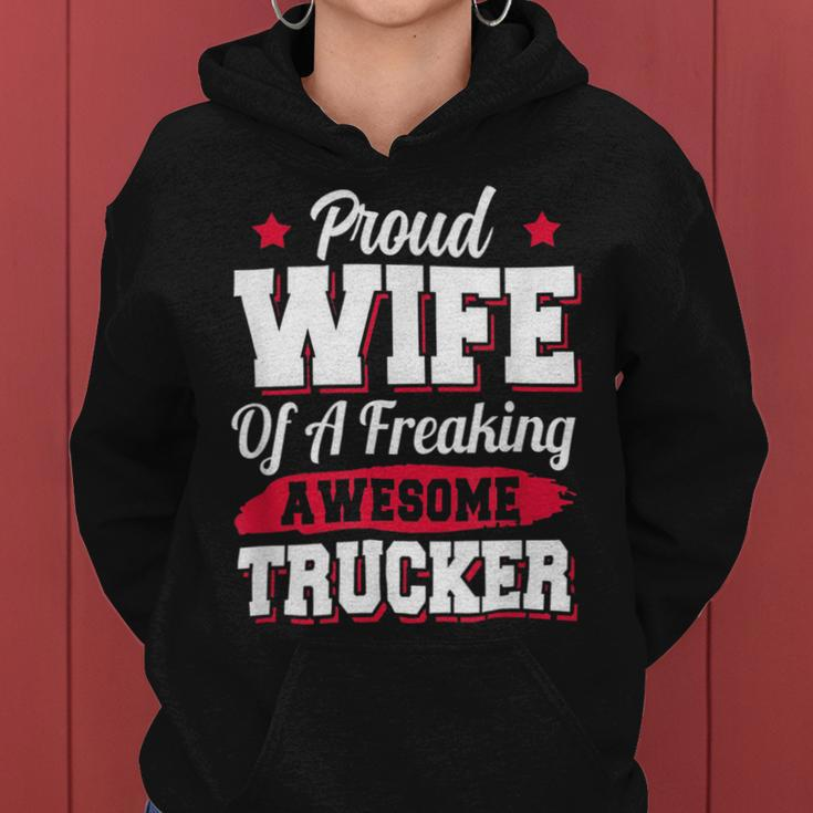 Trucker Trucking Truck Driver Trucker Wife Women Hoodie