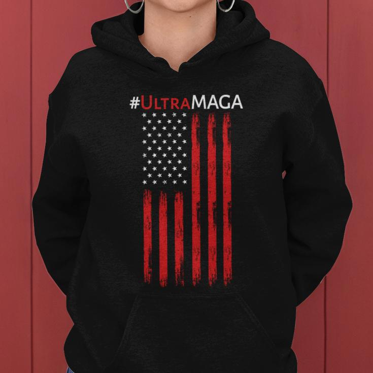 Ultra Maga American Flag Ultra Maga Usa Flag Tshirt Women Hoodie