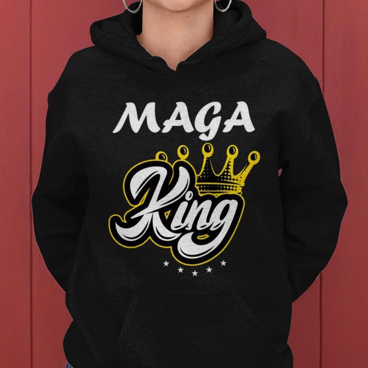 Ultra Maga King Crown Usa Trump 2024 Anti Biden V2 Women Hoodie