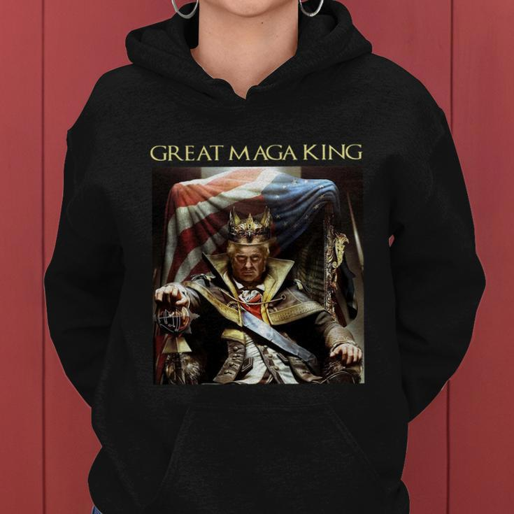 Ultra Maga Maga King The Great Maga King Tshirt V4 Women Hoodie