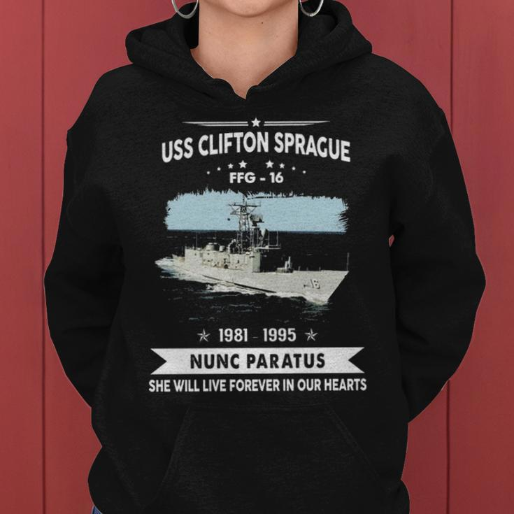 Uss Clifton Sprague Ffg Women Hoodie