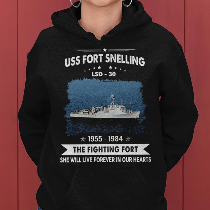 Uss Fort Snelling Lsd Women Hoodie