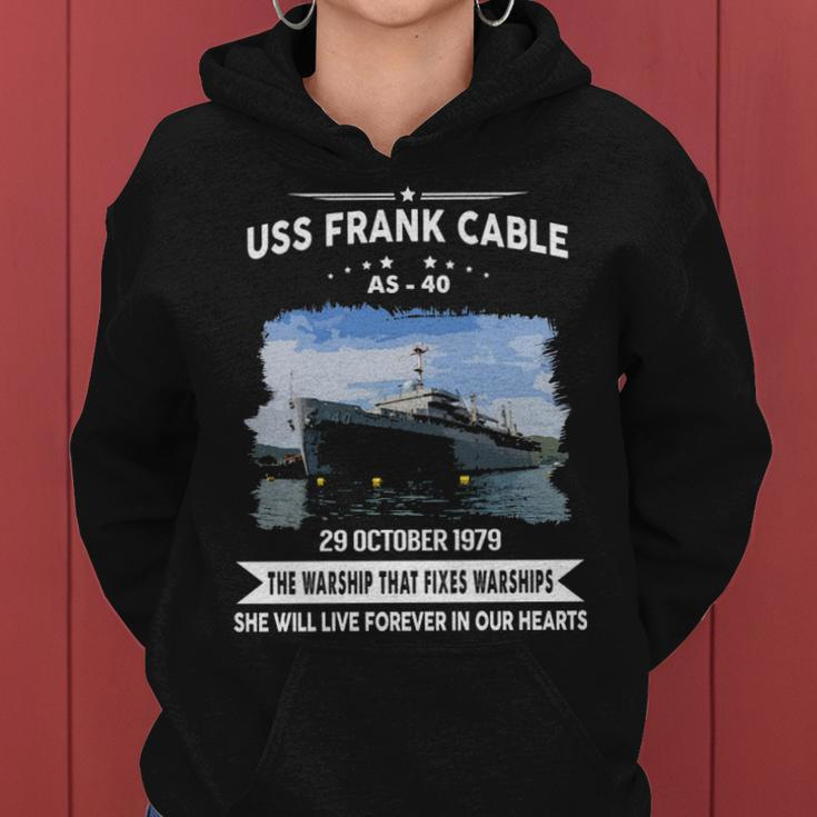 Uss Frank Cable As Women Hoodie