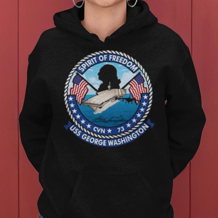 Uss George Washington Cvn V2 Women Hoodie