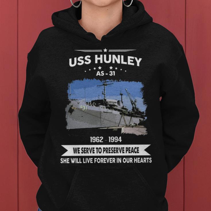 Uss Hunley As Women Hoodie