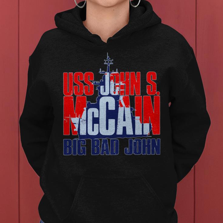 Uss John S Mccain Big Bad John Tshirt Women Hoodie