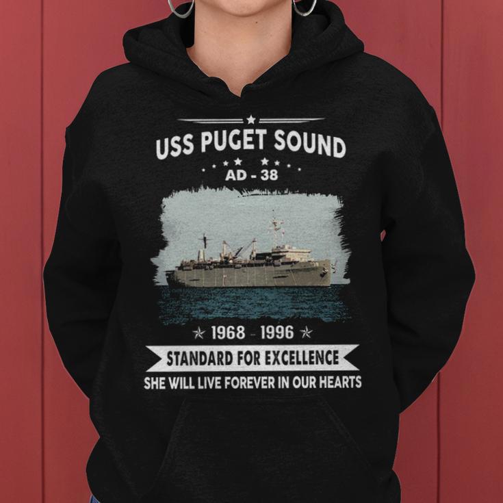 Uss Puget Sound Ad Women Hoodie