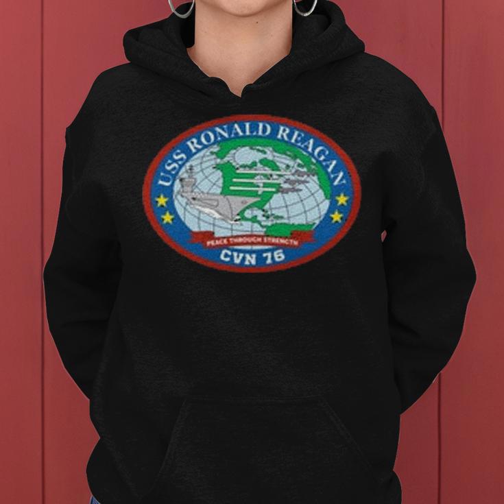 Uss Ronald Reagan Cvn V2 Women Hoodie