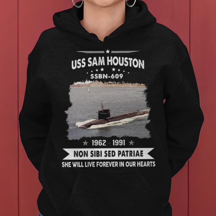 Uss Sam Houston Ssbn V2 Women Hoodie