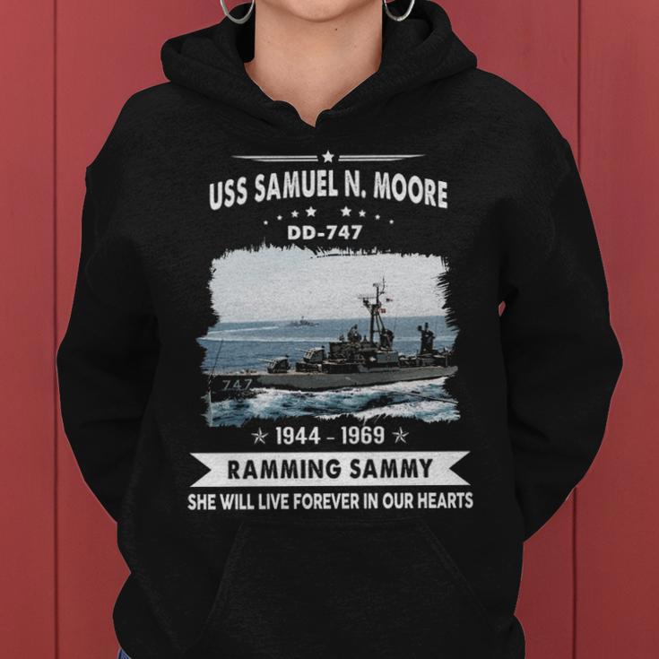 Uss Samuel N Moore Dd Women Hoodie