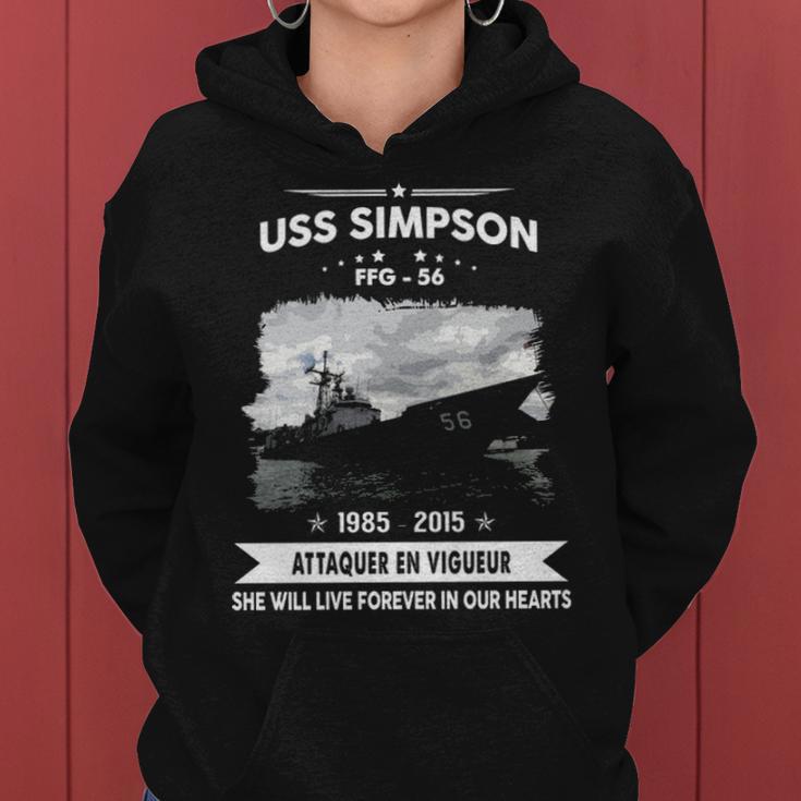 Uss Simpson Ffg Women Hoodie