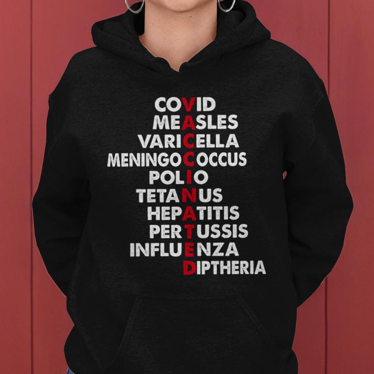 Vaccinated Tshirt V2 Women Hoodie