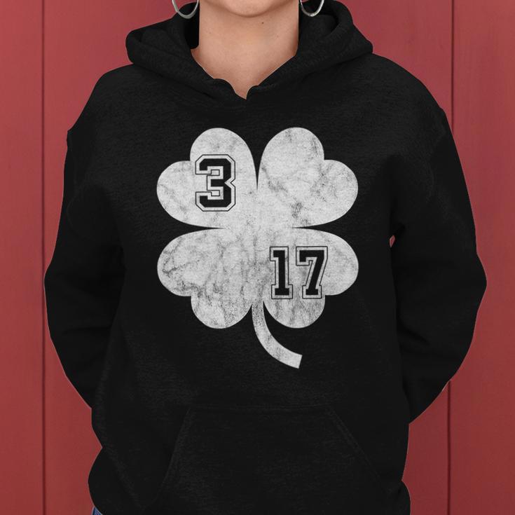 Vintage 317 Irish Clover Women Hoodie