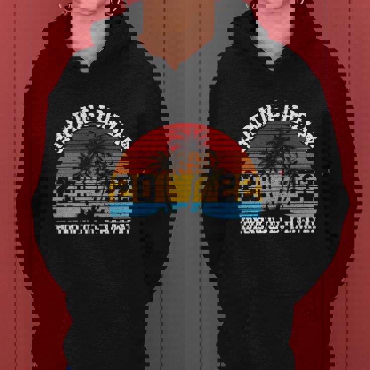 Vintage Spring Break HonoluluHawaii Summer Women Hoodie