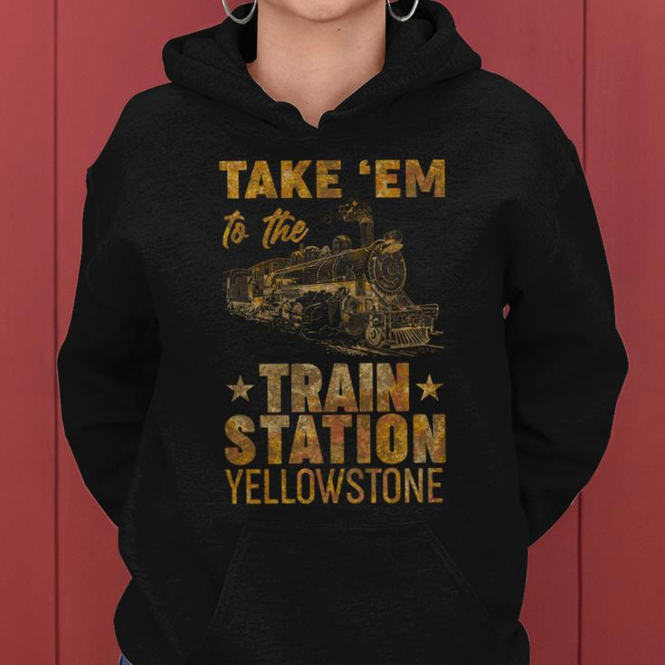 Vintage Take Em To The Train Station Tshirt Women Hoodie