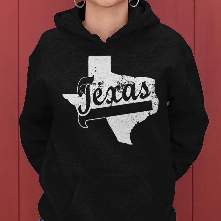 Vintage Texas State Logo Women Hoodie