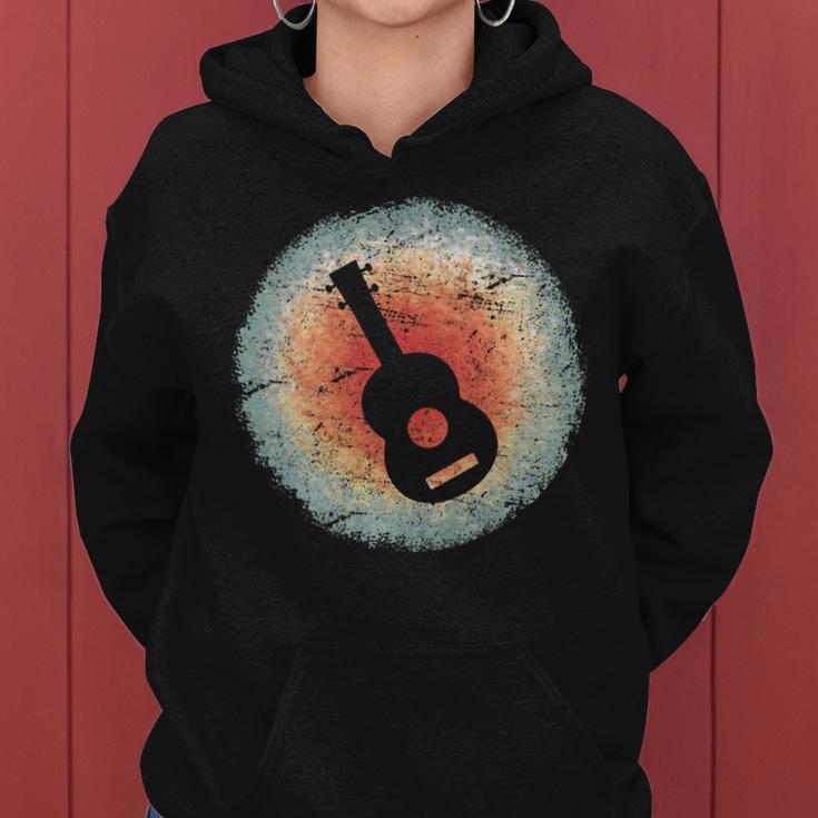 Vintage Ukulele Retro Tshirt Women Hoodie