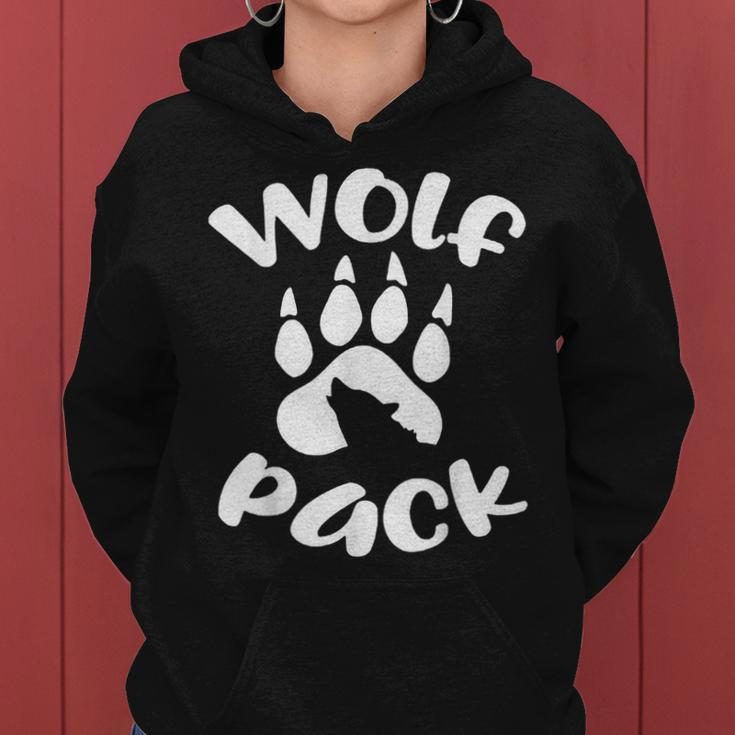 Wolf Pack Wolf   Family Matching   Women Hoodie Graphic Print Hooded Sweatshirt