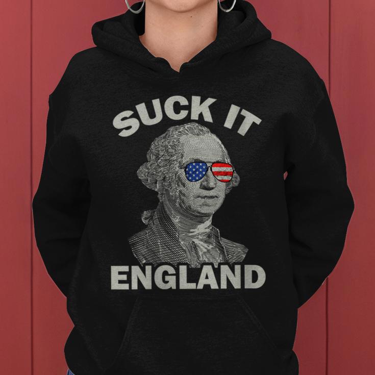 Womens 4Th Of July Suck It England Women Hoodie