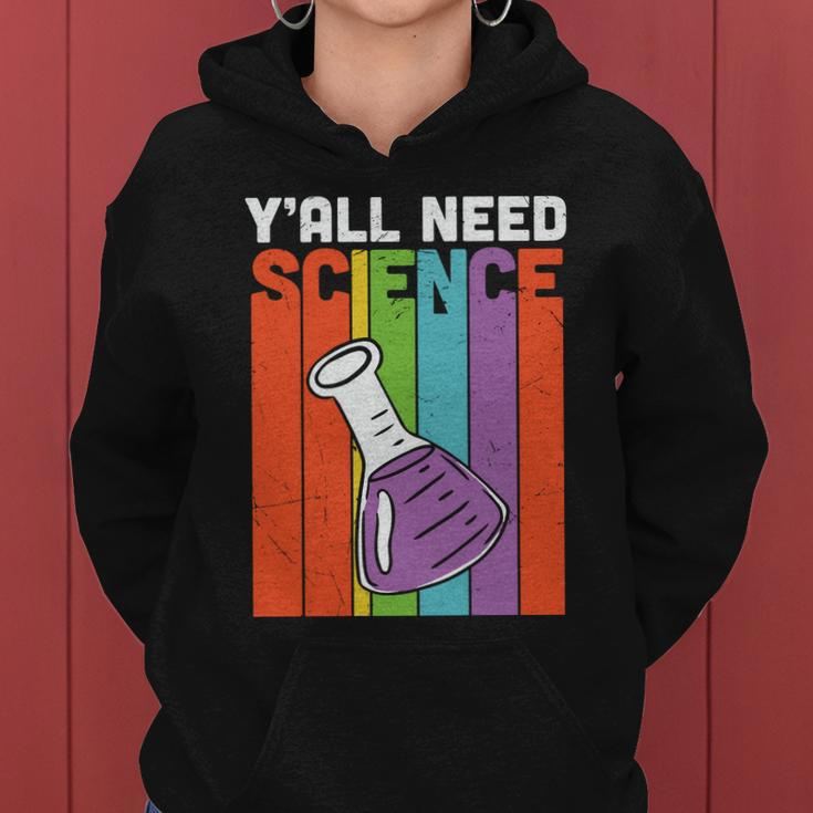 Y’All Need Science Chemistry Teacher Graphic Plus Size Shirt For Teacher Female Women Hoodie