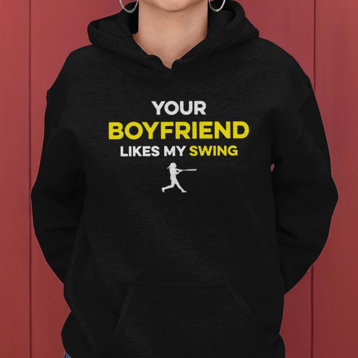 Your Boyfriend Likes My Swing Women Hoodie