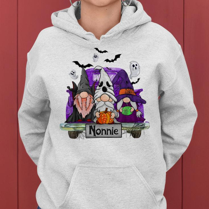 Gnomes Witch Truck Nonnie Funny Halloween Costume Women Hoodie