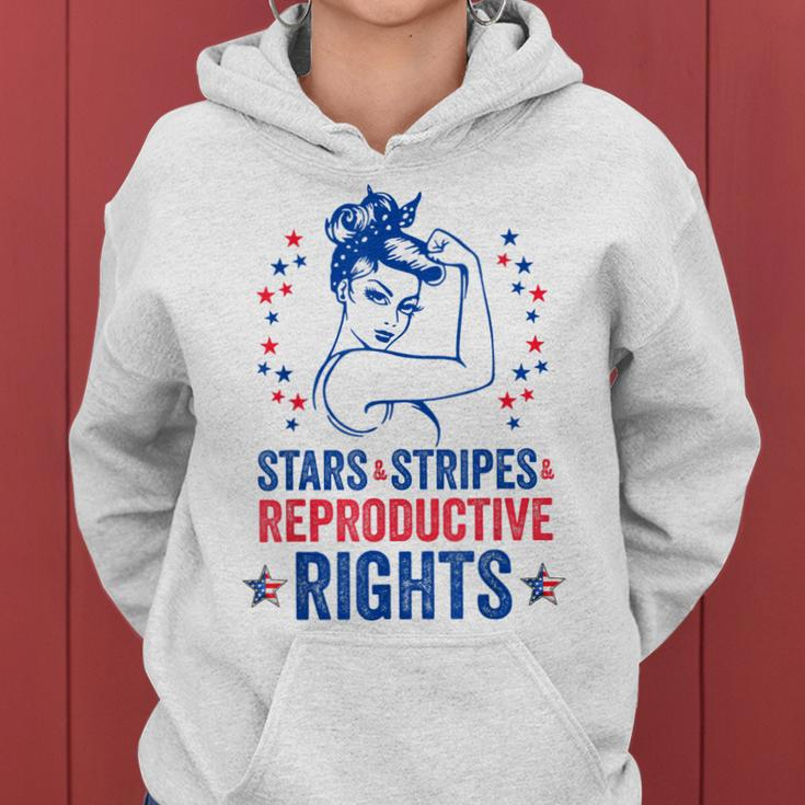 Patriotic 4Th Of July Stars Stripes Reproductive Right Women Hoodie