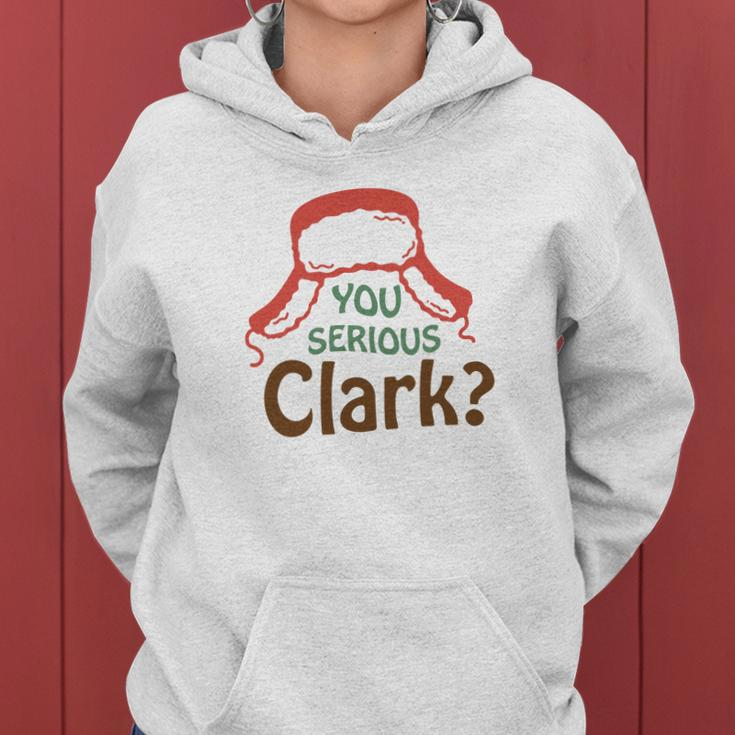 Retro Christmas You Serious Clark Women Hoodie Graphic Print Hooded Sweatshirt