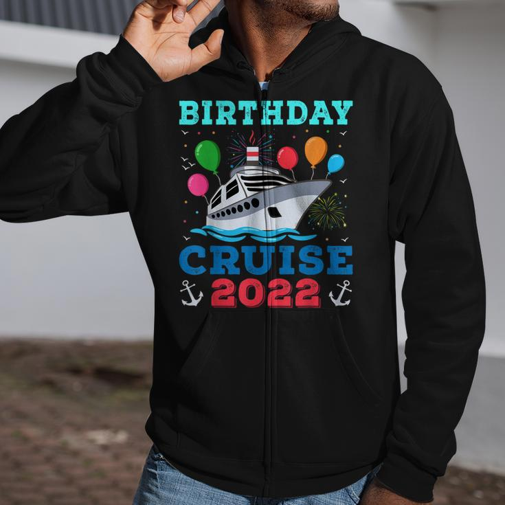 Birthday Cruise Squad Birthday Cruise Squad 2022  Zip Up Hoodie