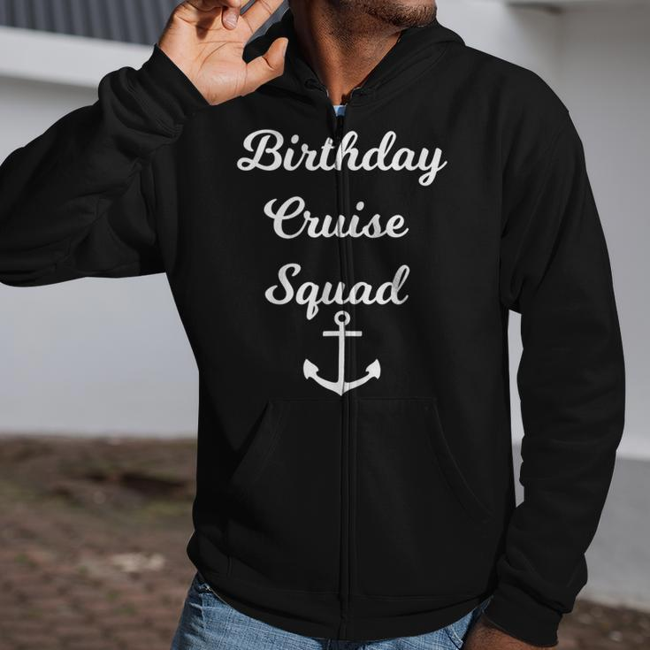 Birthday Cruise Squad Cruising V2 Zip Up Hoodie