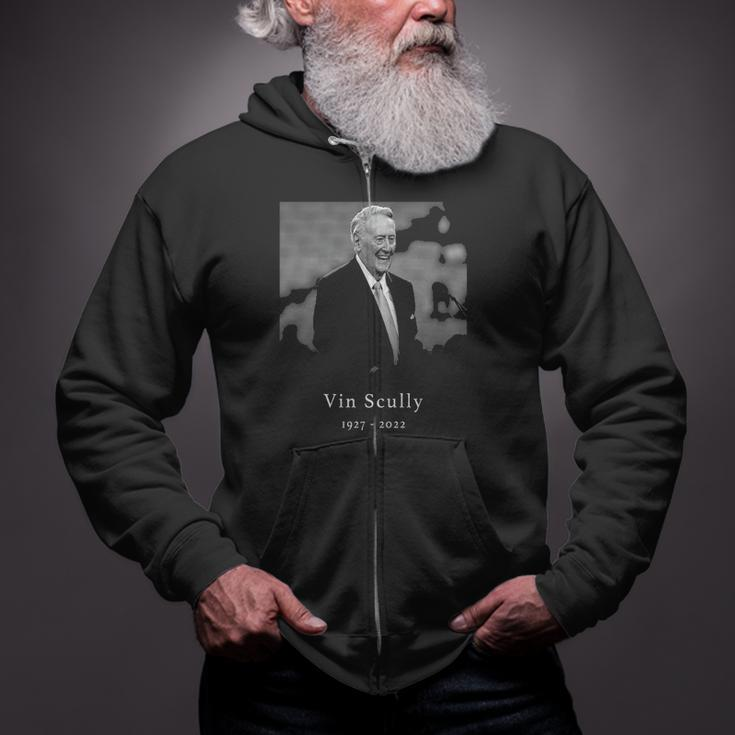 Thank You For The Memories RIP Vin Scully 1927 2022  Zip Up Hoodie