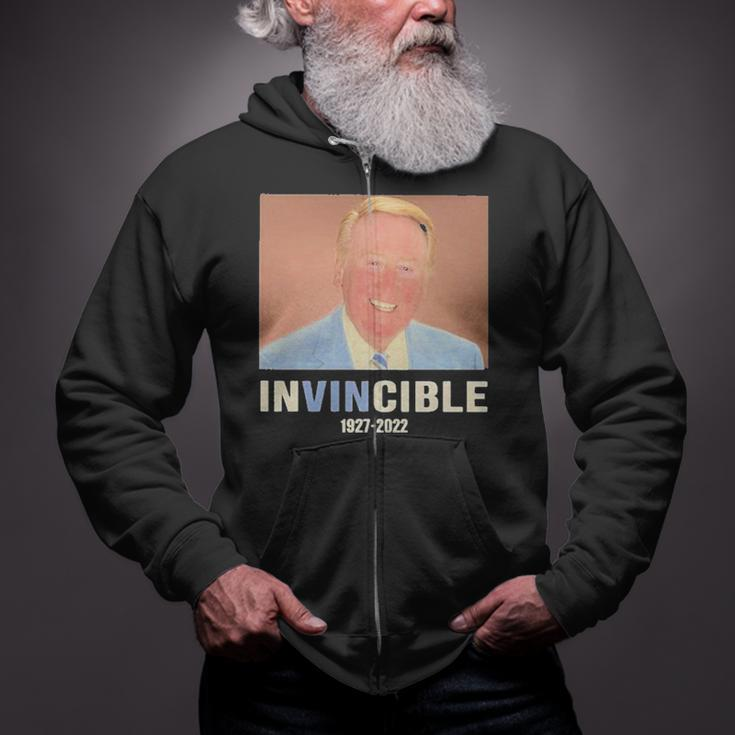 Thank You Legend Vin Scully Invincible 1927 2022 Zip Up Hoodie
