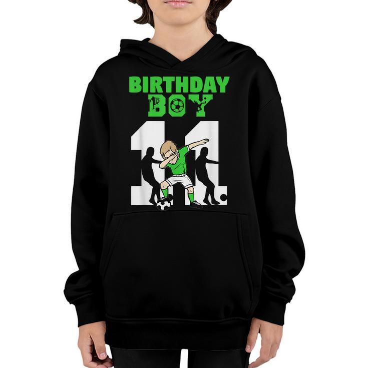 11Th Birthday Soccer Lover 11 Year Old Soccer Player Costume  Youth Hoodie