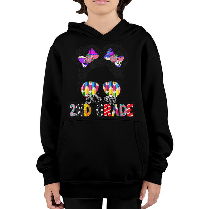 Little Miss 2Nd Grade Girls 2Nd Grade First Day Of School  Youth Hoodie