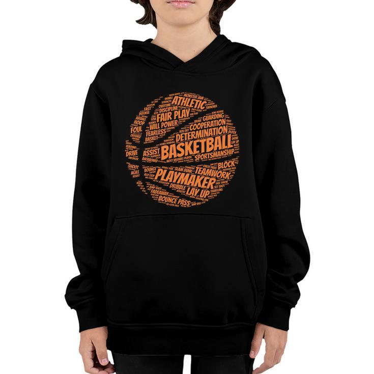 Basketball Gift For Boys Girls And V2 Youth Hoodie