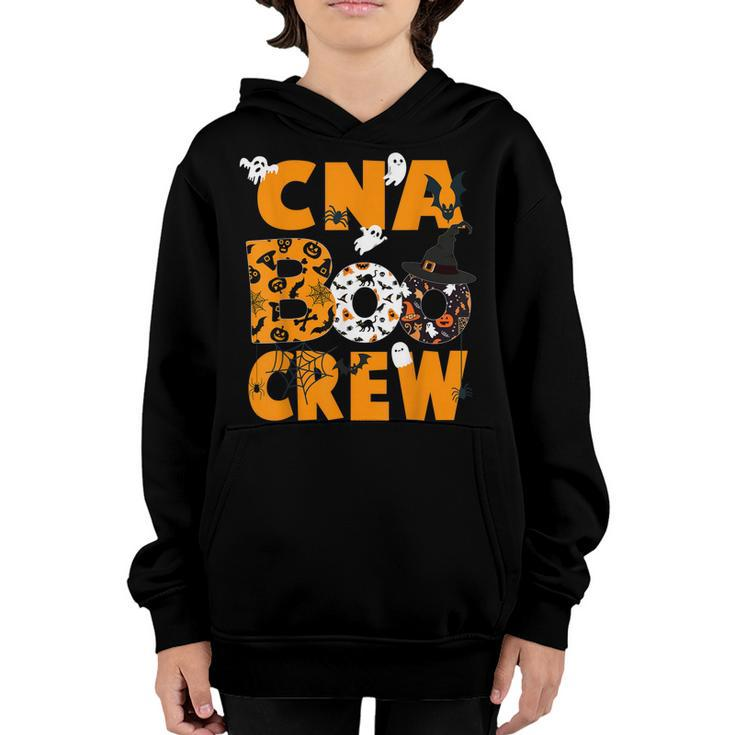 Cna Boo Crew Halloween Funny Nursing  Youth Hoodie