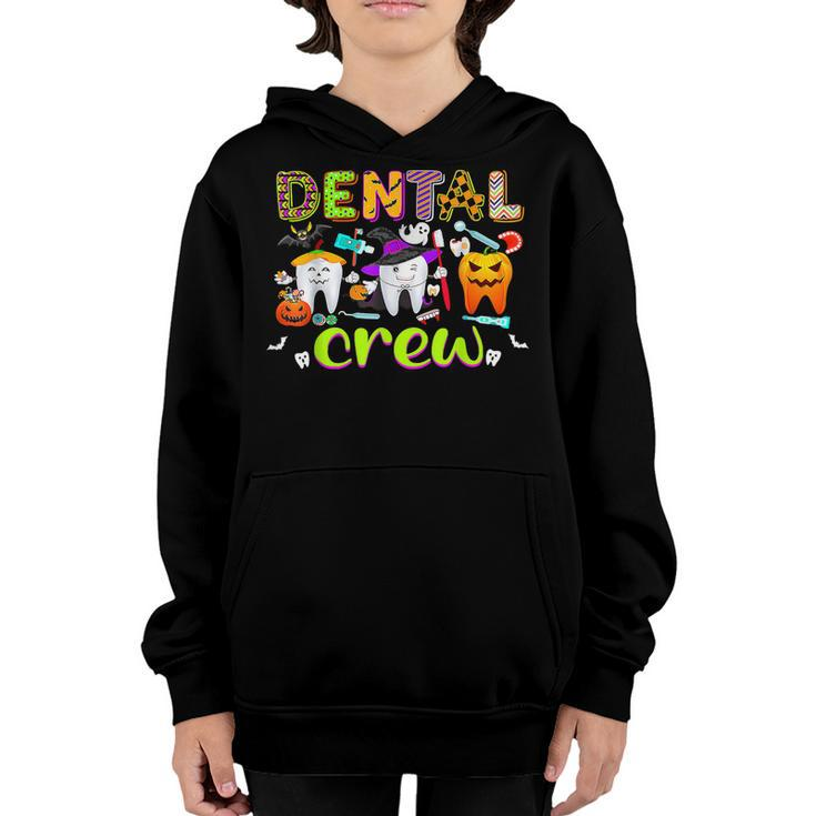 Dental Boo Crew Halloween Funny Dentist Assistant  V3 Youth Hoodie