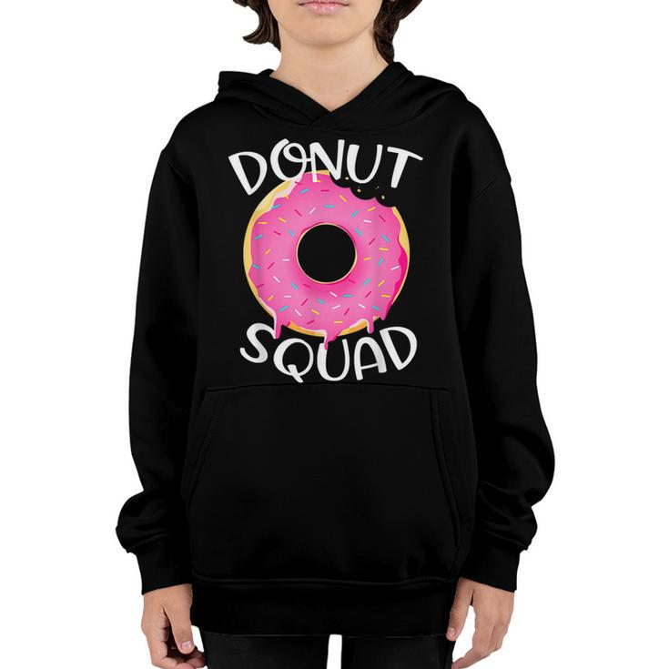 Donut Squad Funny Donut Cool Donut Lover Birthday Girls  Youth Hoodie