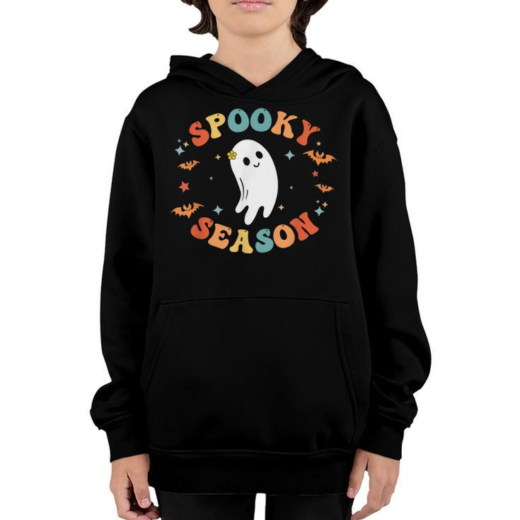 Groovy Spooky Season Halloween Costume For Women Halloween  Youth Hoodie