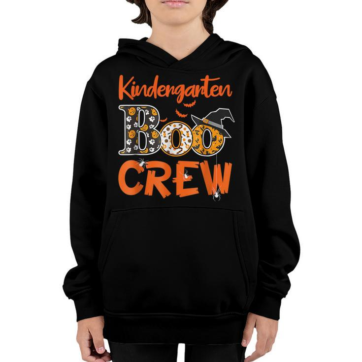 Kindergarten Boo Crew Teachers Students Halloween Costume  V2 Youth Hoodie