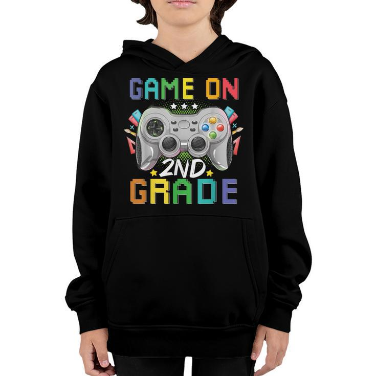 Second Grade Back To School Video Gamer Game On 2Nd Grade  Youth Hoodie