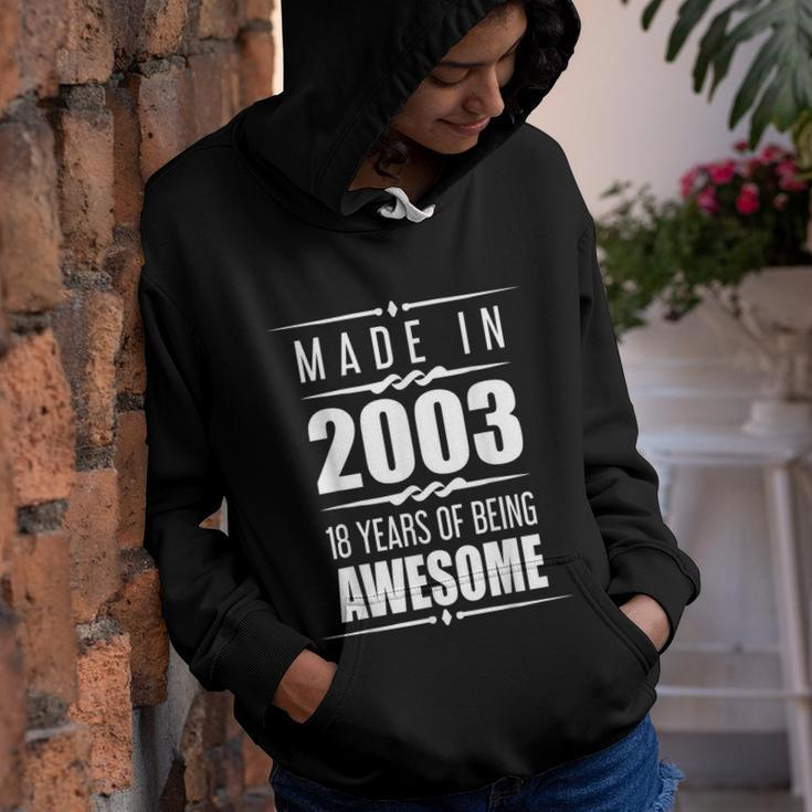 18Th Birthday Boys Girls 18 Year Old 18Th Birthday Graphic Design Printed Casual Daily Basic Youth Hoodie