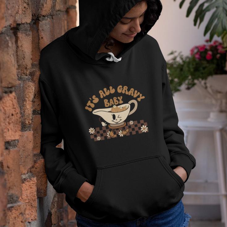 Its All Gravy Baby Coffee Cup Fall Youth Hoodie