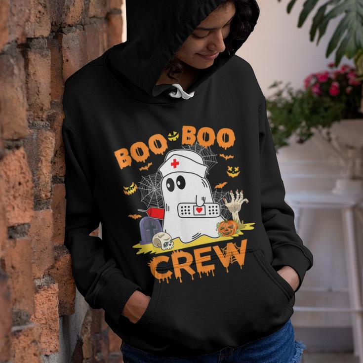 Boo Boo Crew Nurse Halloween Vibes Halloween Costume Youth Hoodie