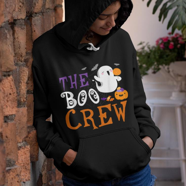 Funny Halloween For Kids Boys Girls The Boo Crew Youth Hoodie