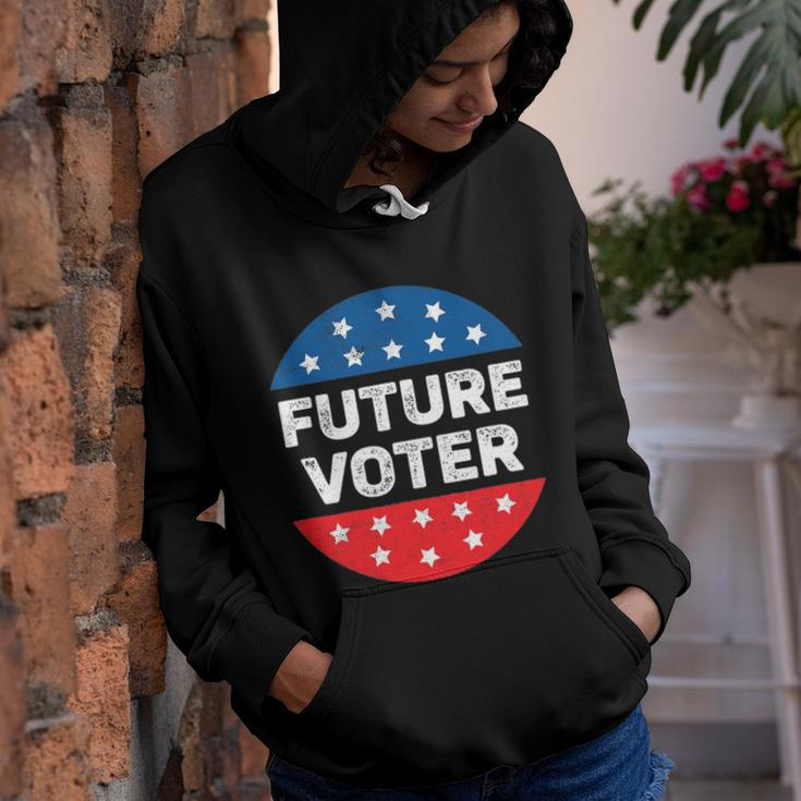 Future Voter Kids Teens Vintage 2022 Election Vote Youth Hoodie